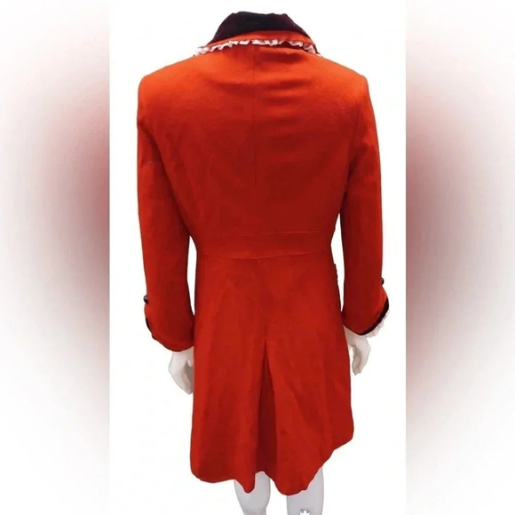 💥HOST PICK💥 Marc Jacobs Red Wool Cashmere Peacoat Size Large - Picture 5 of 16